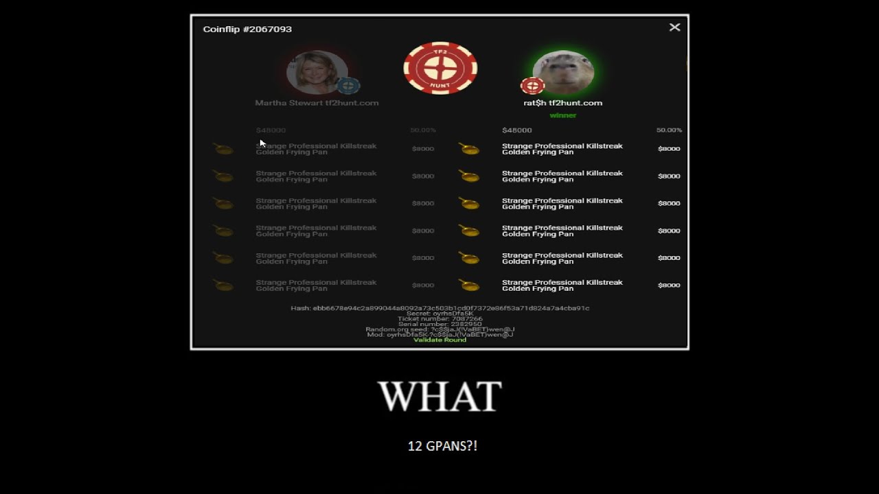 Biggest TF2 Jackpot in History! | 12 Golden Pans flip