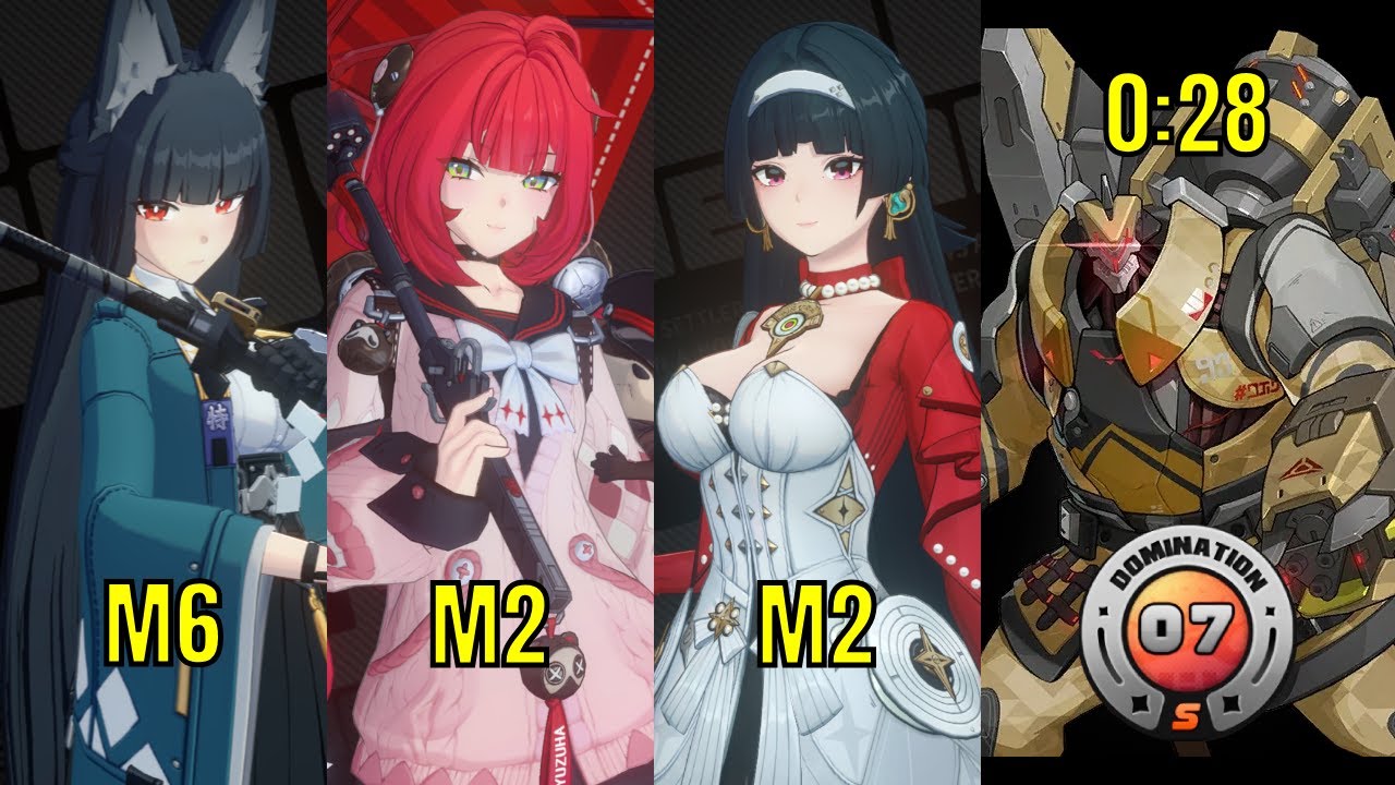 M6 Miyabi x M2 Astra & M2 Yuzuha vs Shiyu Defense 7 1st side | Zenless Zone Zero 2.2 (9/12/2025)