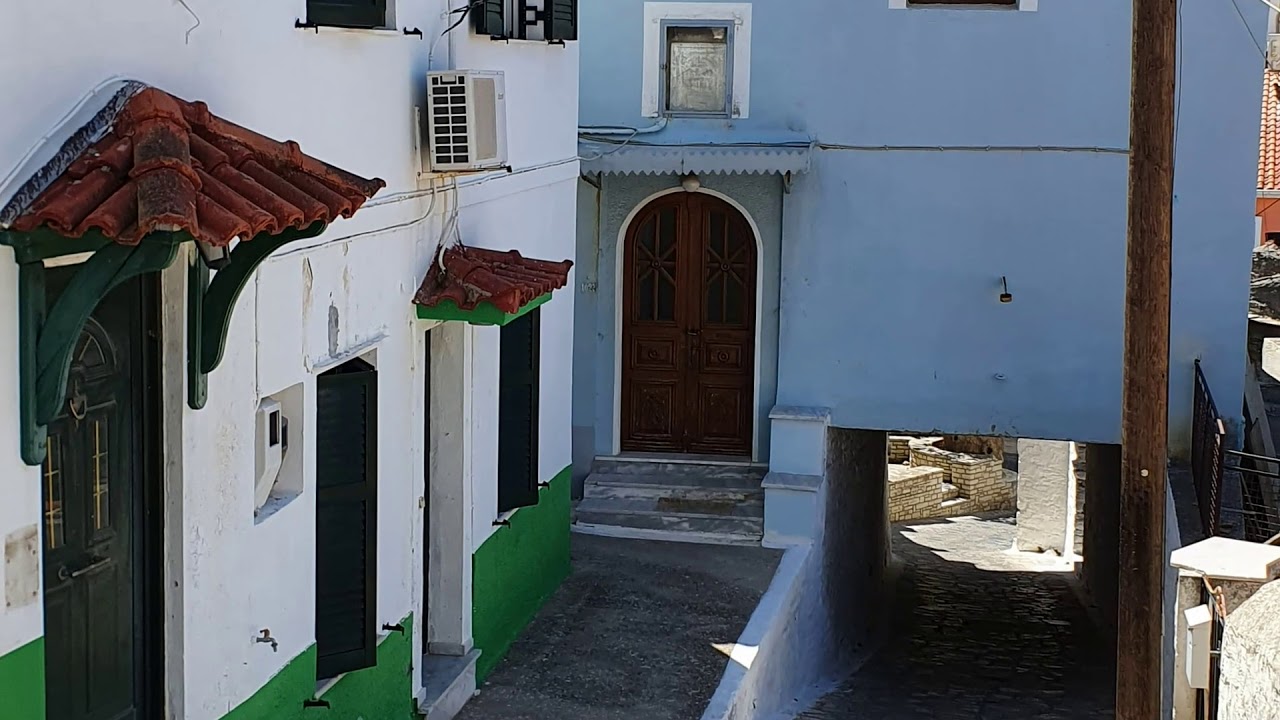 Samos Old Town.  Samos the most beautiful islands in Greece