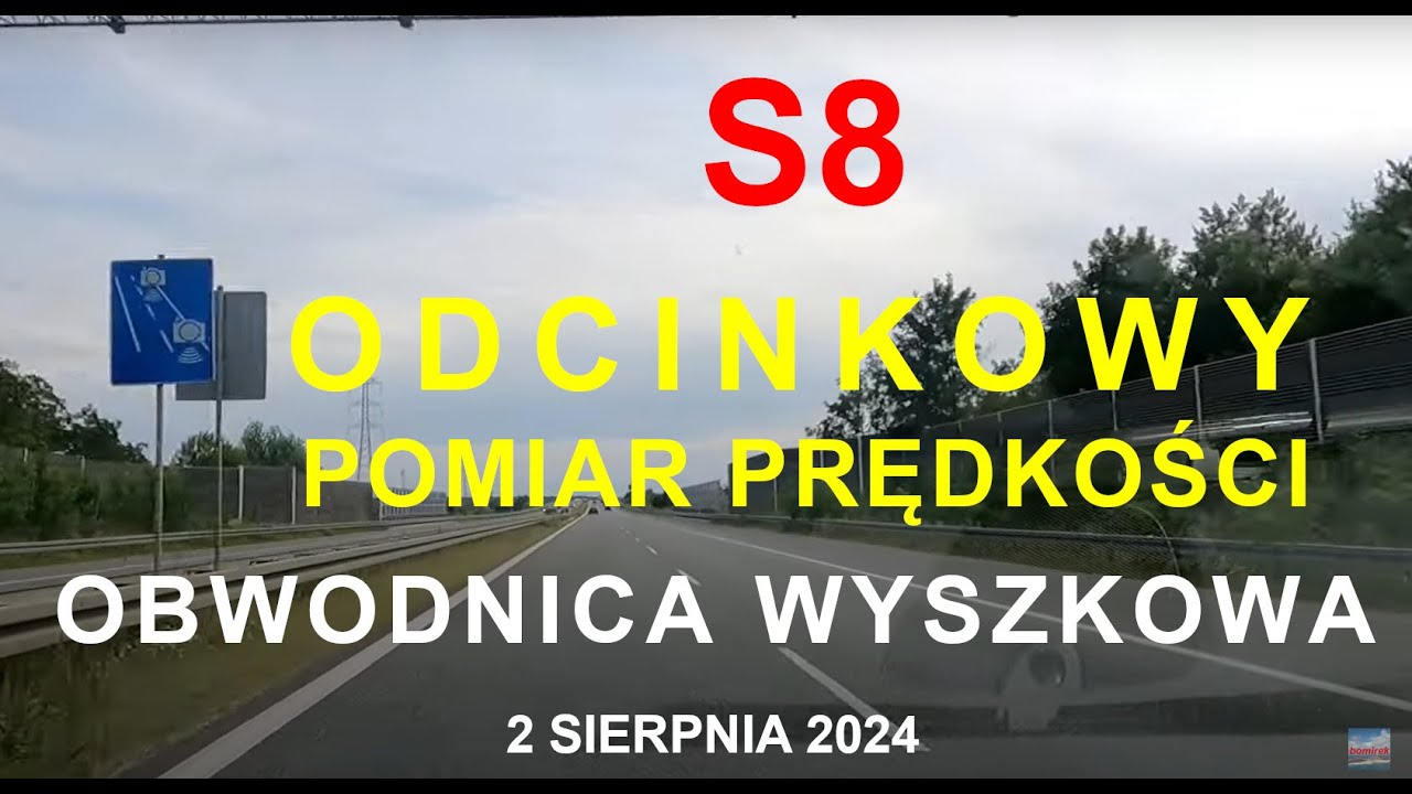 #322  S8 - odcinkowy pomiar prędkości – obwodnica Wyszkowa.