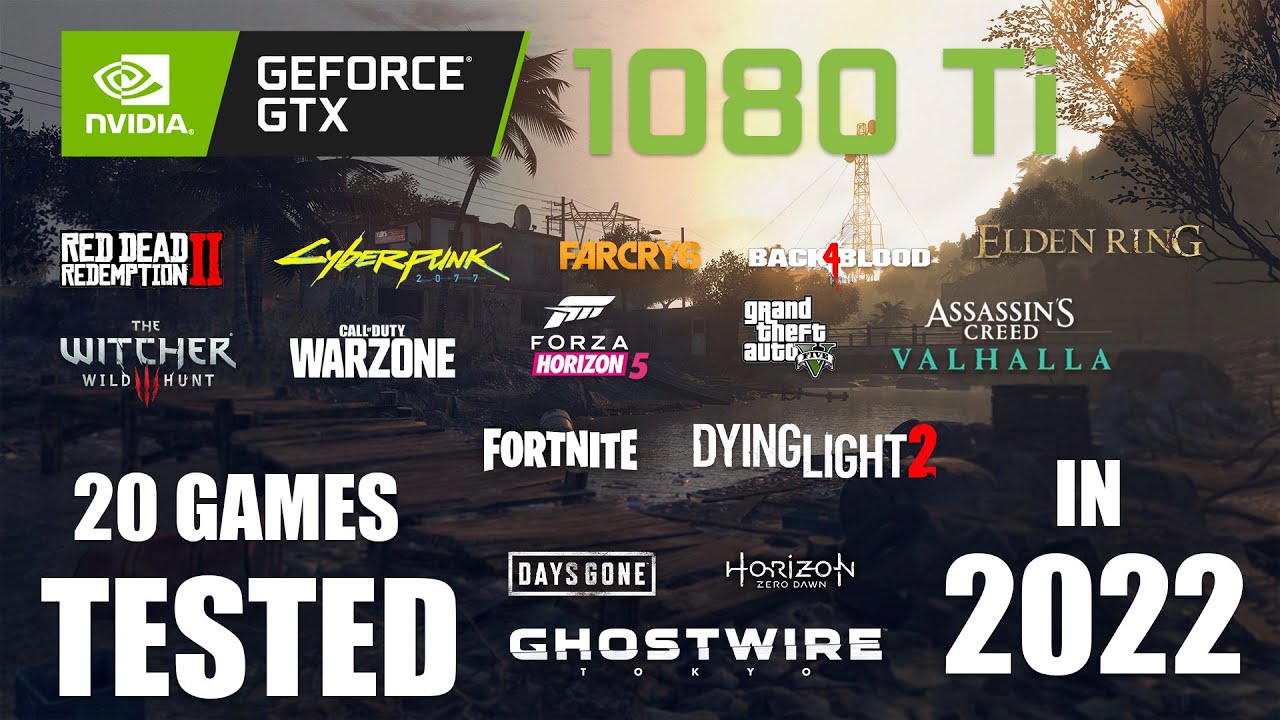 THE LEGENDARY GTX 1080 Ti in 2022 | I5-12400 | 1080p - 1440p - 20 Games Tested