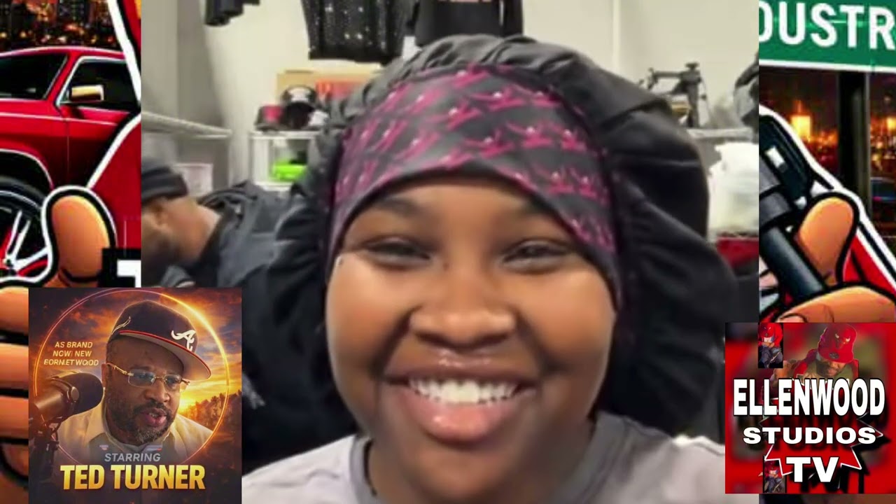 Gloss up Smacks Brorilla drops 2 T-Shirts on her Head #fyp #scarfacewoods #hiphop 