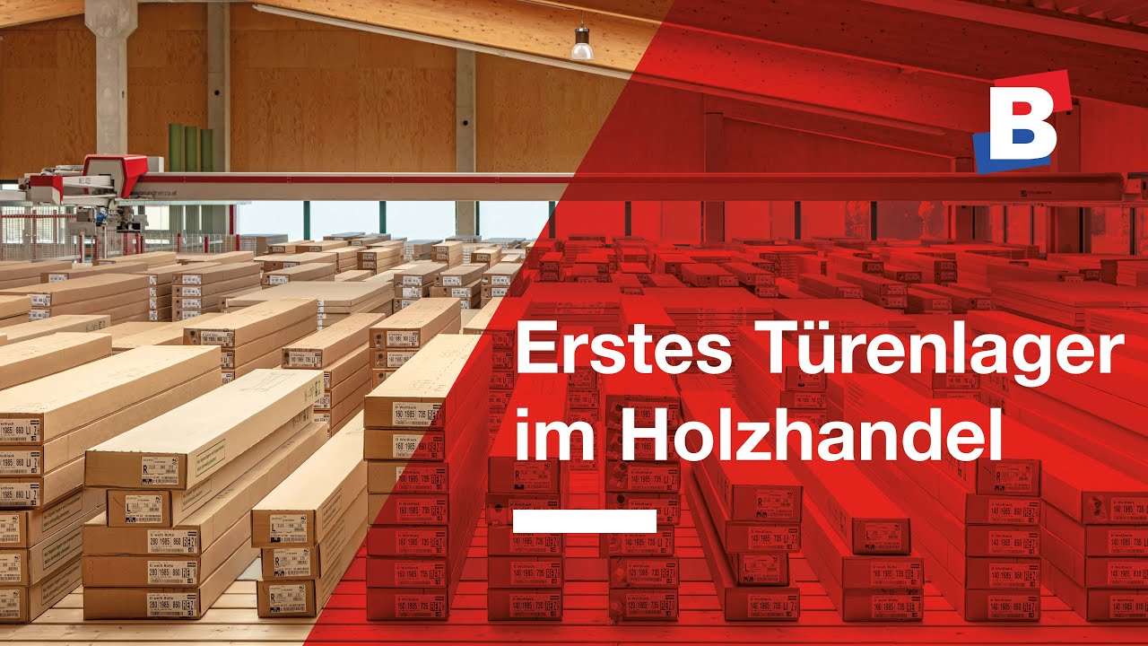 Automatisches Türenlager für Holzhändler - Becker Automatisierungssysteme