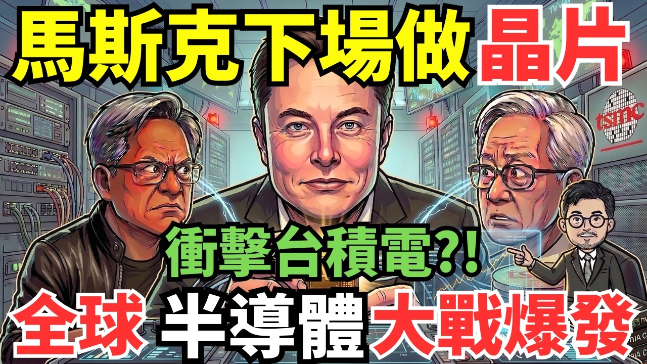 全球半導體大戰爆發：馬斯克下場做晶片，英偉達、台積電要被顛覆了？Terafab將終結晶片稀缺