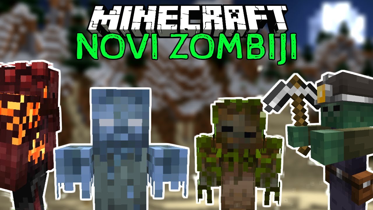 OGNJENI IN LEDENI ZOMBIJI, MUMIJE IN ŠE VEČ! | Minecraft
