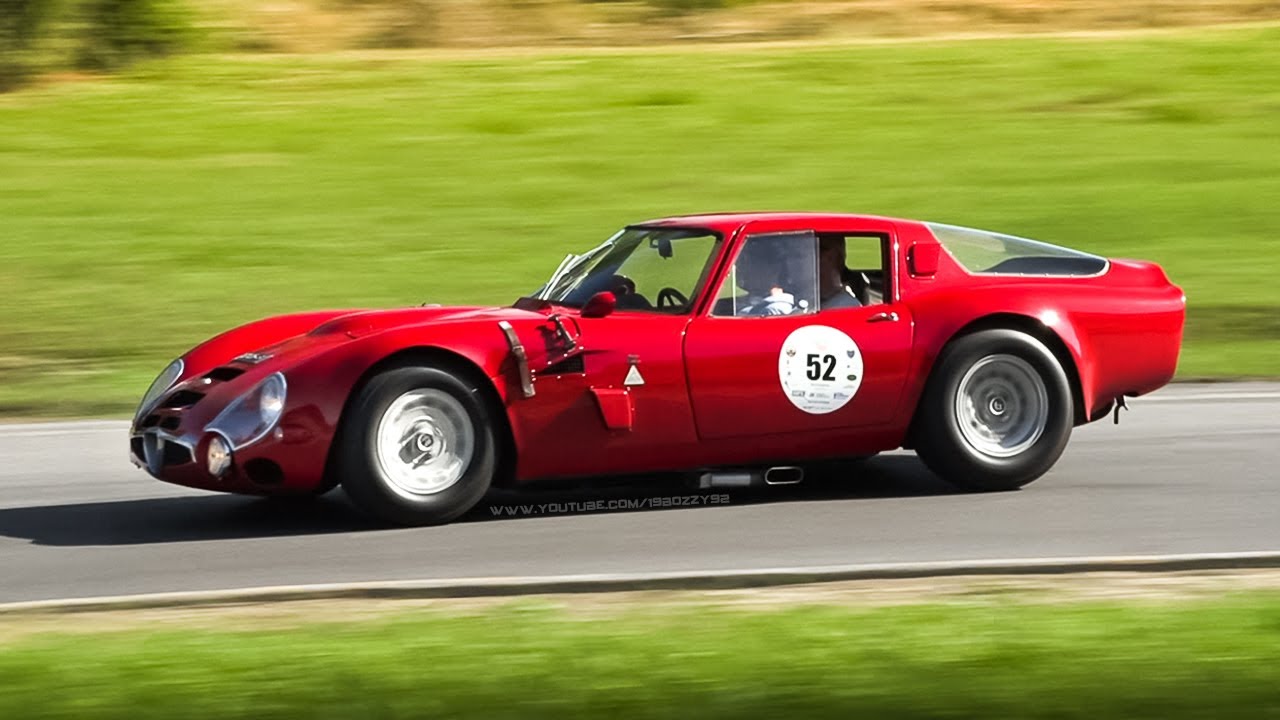 Alfa Romeo Giulia TZ2 at Vernasca Silver Flag 2022: 1.6-litre 4-cylinder engine sound!