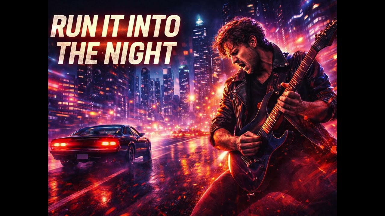 Run It Into the Night – Epic 80s Cinematic Arena Rock Anthem (Neon Guitars & Synth Drive) #80srock
