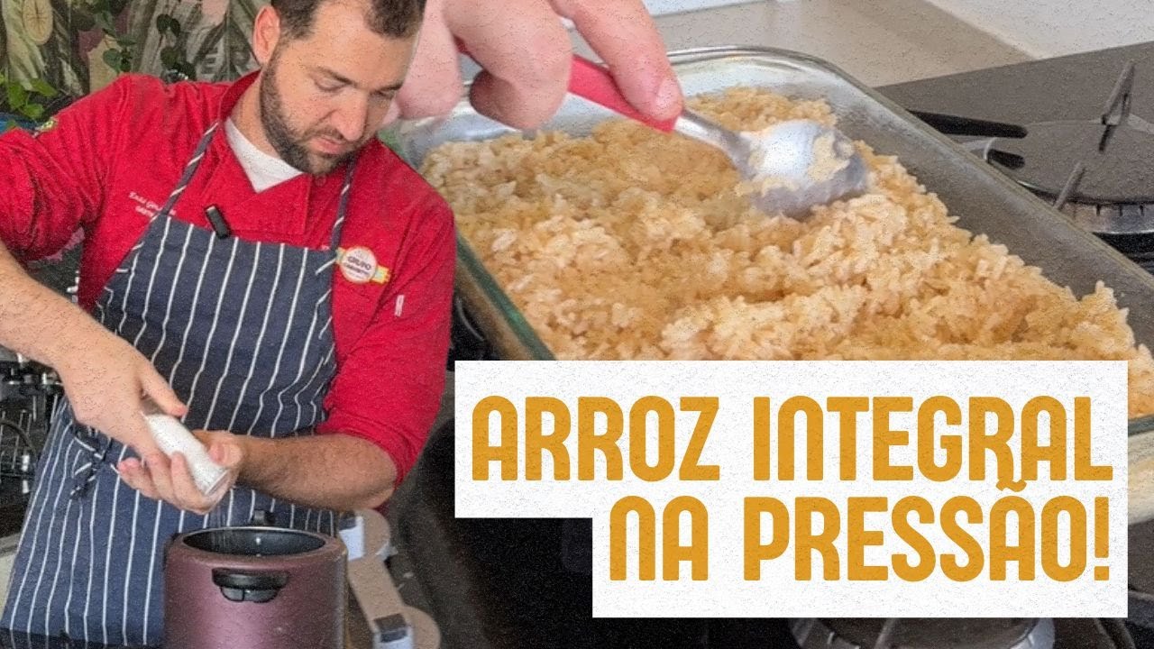 ⏰ ARROZ INTEGRAL EM 10 MINUTOS! TÉCNICA PERFEITA DE PREPARO.