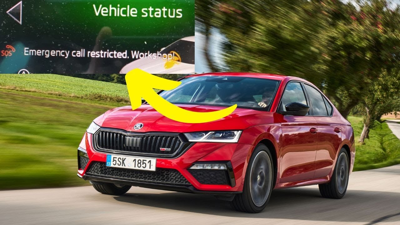 “Emergency call restricted, workshop” Warning in Skoda cars