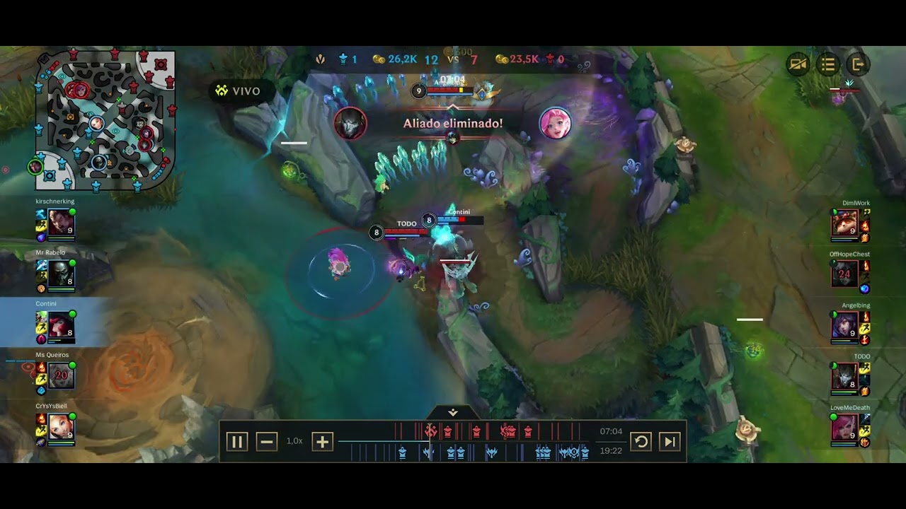 GAMEPLAY MISS FORTUNE Wild Rift ( nova skin )