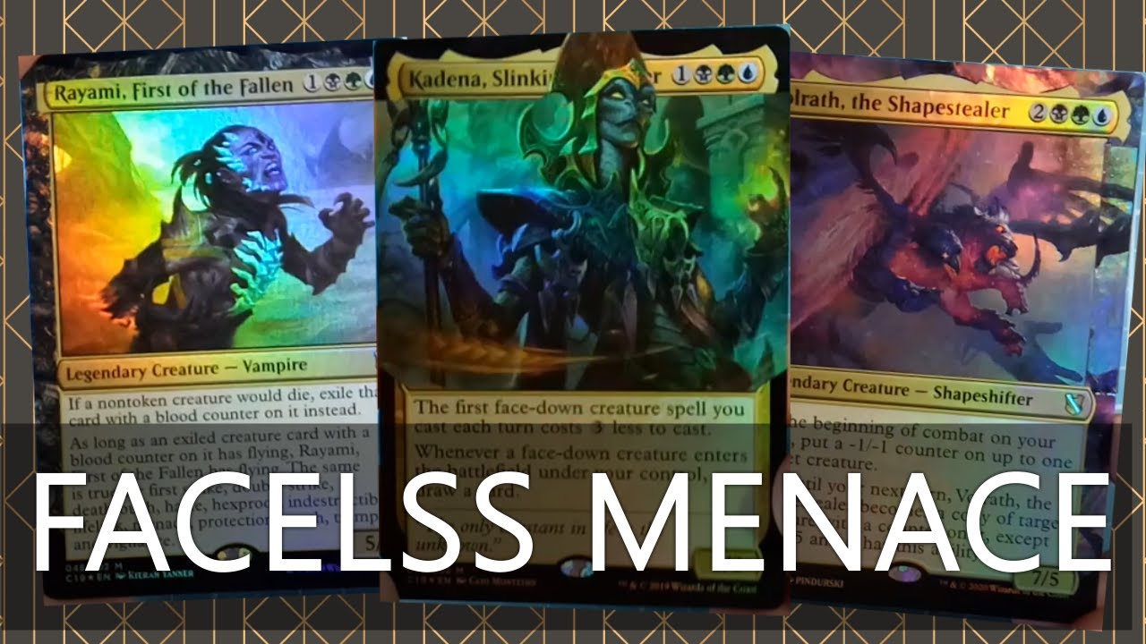 Facelss Menace Foil Peel | Commander 2019 | Magic The Gathering
