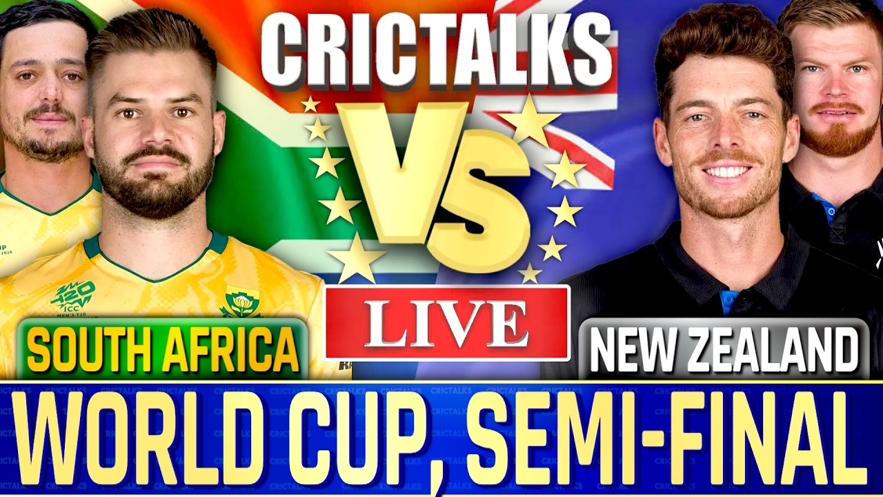 🔴 South Africa vs New Zealand Cricket Live Match Today T20 World Cup 2026 Score Commentary, SA v NZ