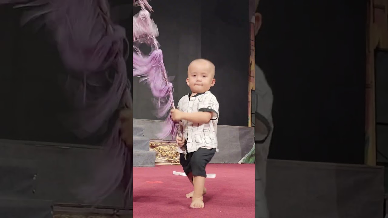 Tổng hợp  kép con   đoàn huỳnh Long bé pull.