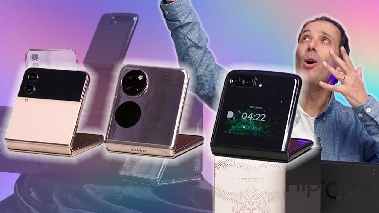 Quel est le MEILLEUR smartphone PLIANT ? Samsung Z Flip 4 VS Motorola Razr 2022 VS Huawei P50 Pocket