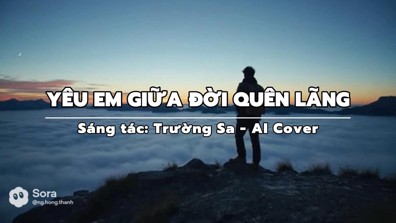YÊU EM GIỮA ĐỜI QUÊN LÃNG - Sáng tác: Trường Sa - AI Cover by Nguyễn Hồng Thanh