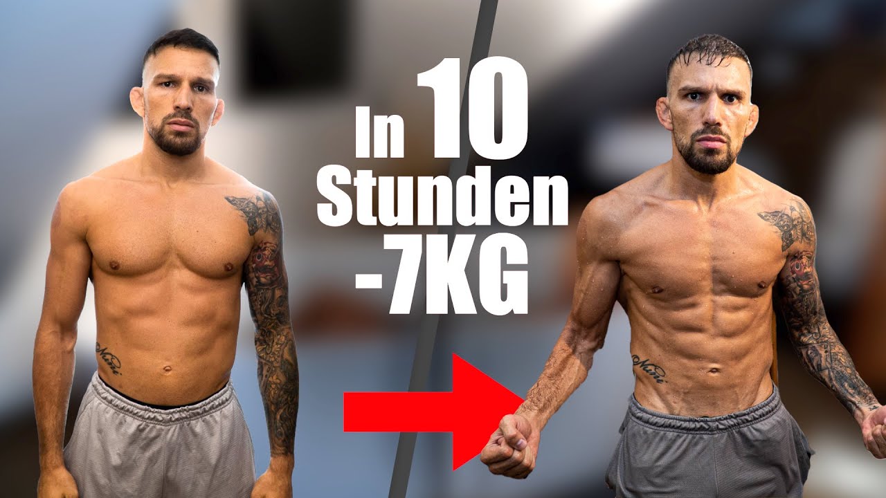MMA K&auml;mpfer verliert 7kg in 10 Stunden!!
