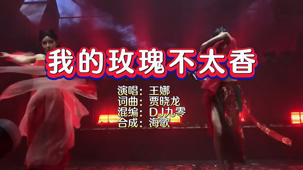 王娜《我的玫瑰不太香》DJ九零版 KTV 导唱字幕 （备有伴奏视频）