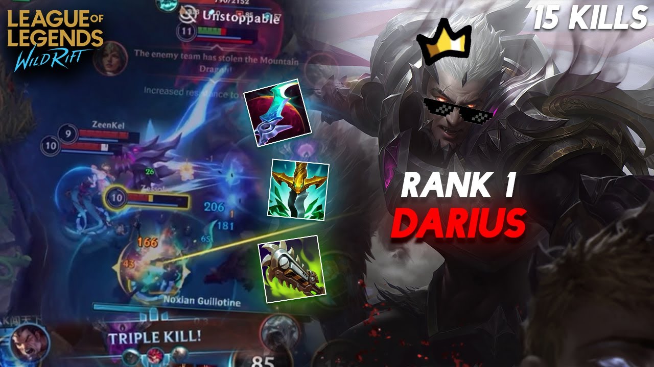 THIS RANK 1 DARIUS BUILD IS INSANE!! | WILDRIFT