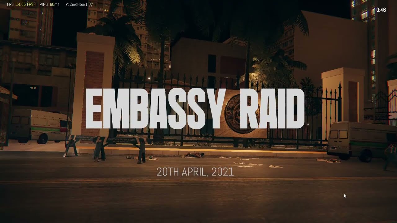 Zero Hour Embassy Raid Solo Gameplay | Hostage Rescue Mission | #01
