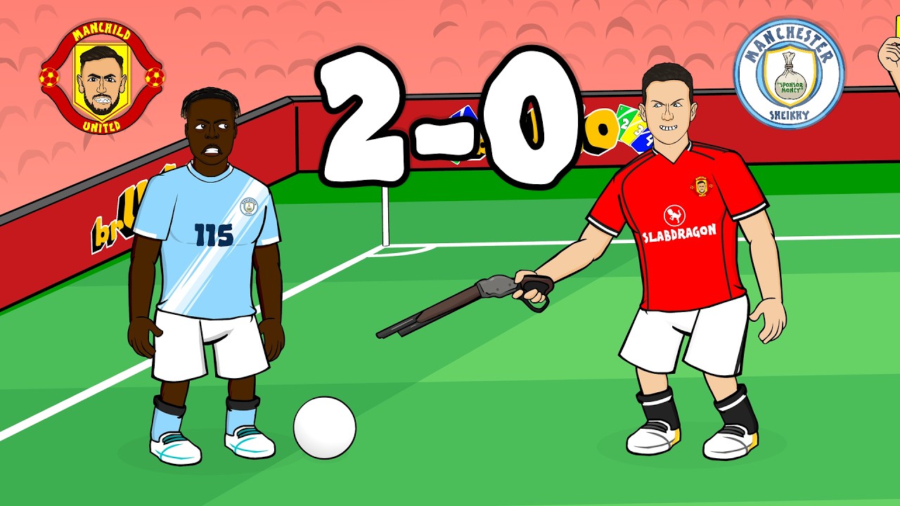 2-0! MANCHESTER IS RED!🔴 Man Utd vs Man City goals & highlights