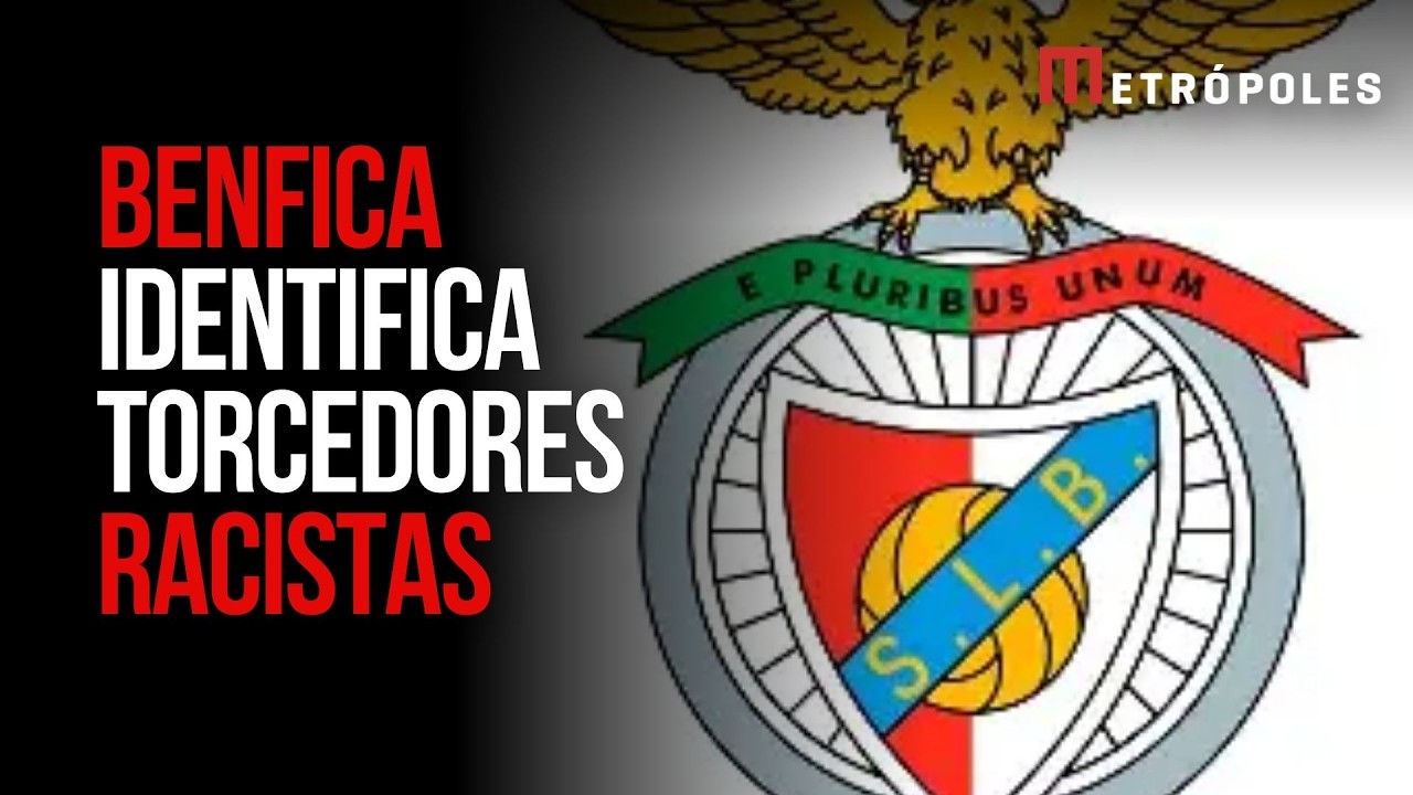 Benfica identifica torcedores que imitaram macaco contra Vini Jr.