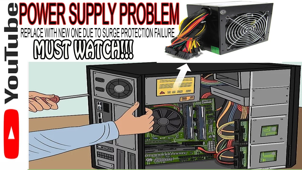UNSTABLE POWER SUPPLY SURGE DETECTED BY ASUS MOTHERBOARD ANTI-SURGE PORTECTION.