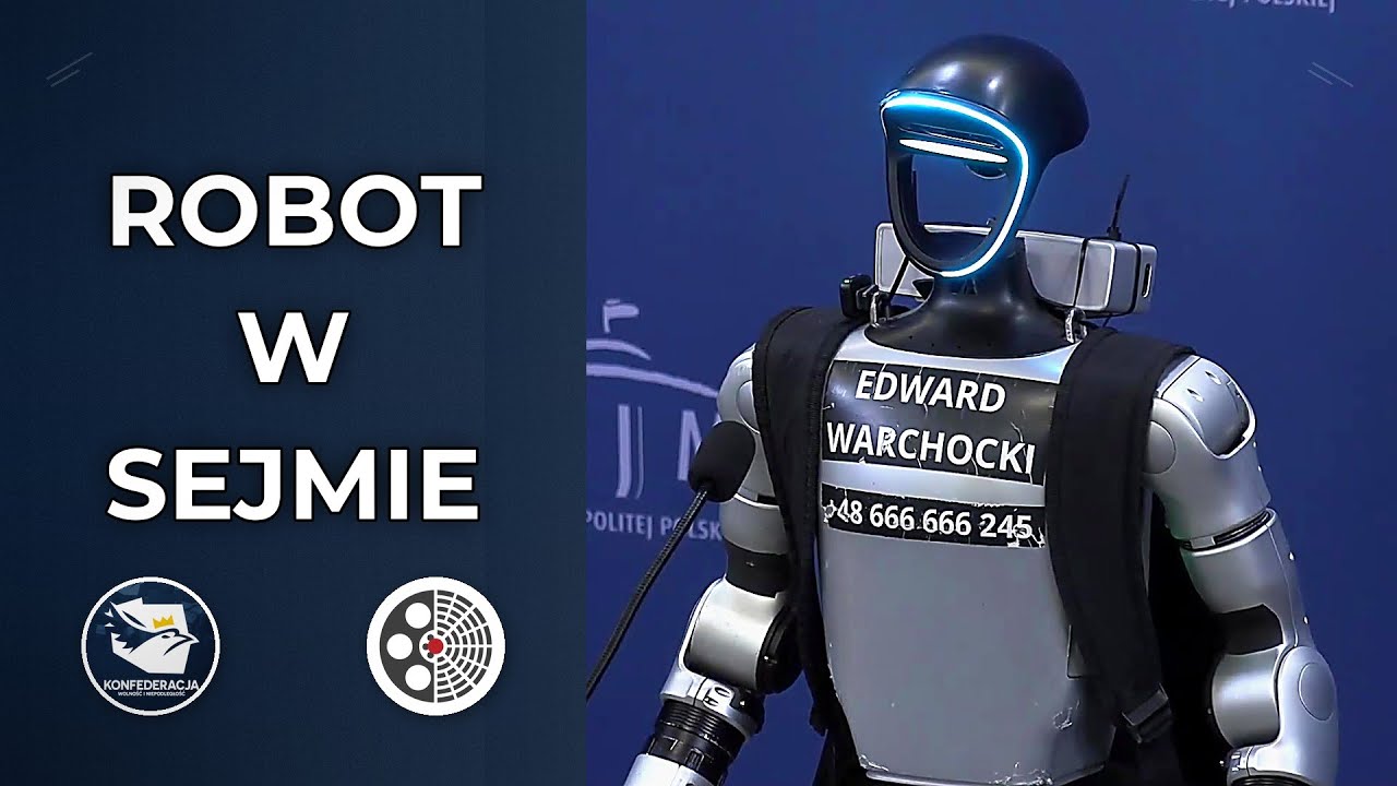 Konfederacja: Robot Edward w Sejmie - czas na prawo dla AI