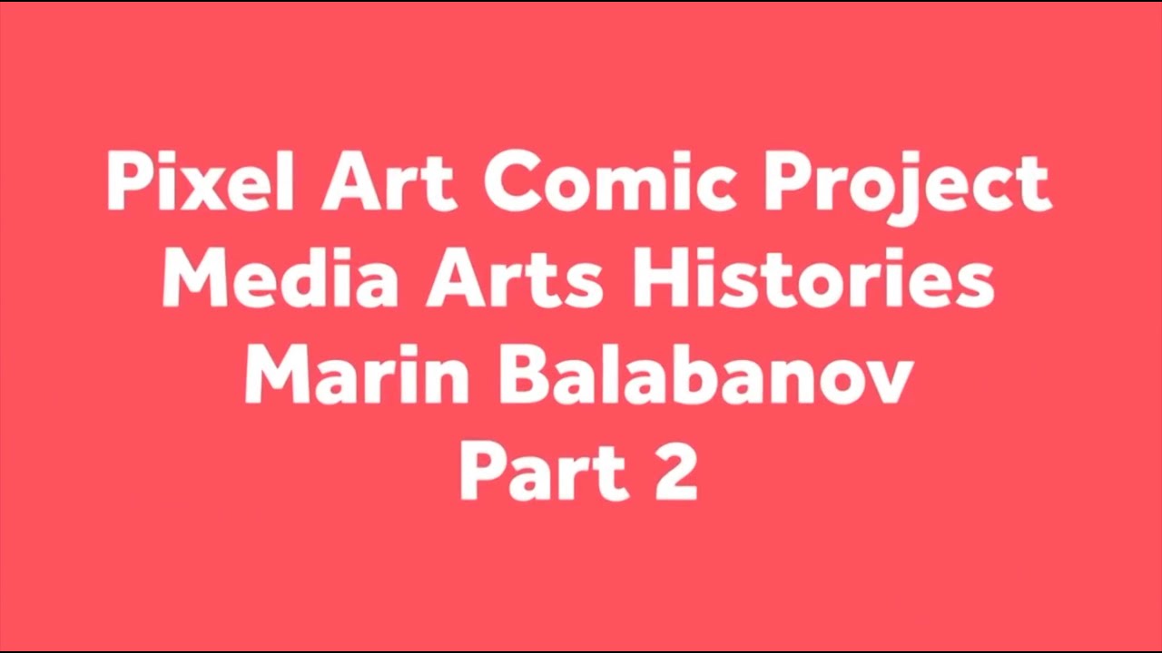 Pixel Art Comic Project - Part 2: Initial Designs and Proof-of-Concept (MediaArtsHistories)