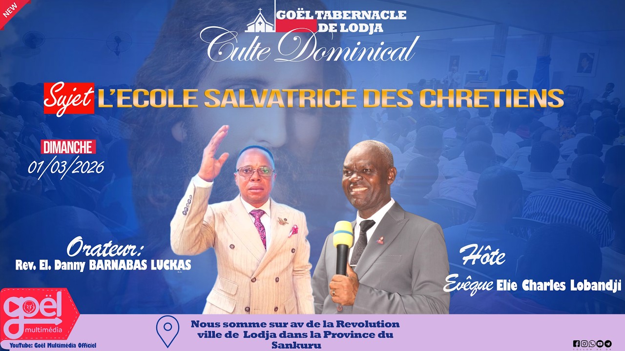 L'ECOLE SALVATRICE DES CHRETIENS | PASTEUR EL. DANNY BARNABAS LUCKAS