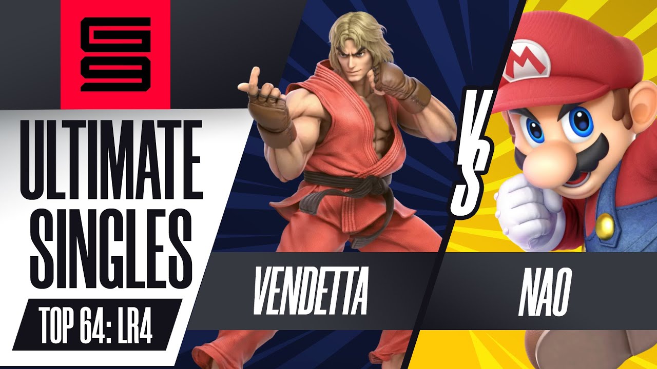Vendetta (Ken, Ryu) vs Nao (Mario) - Ultimate Singles Top 64: Losers Round 4 - Genesis 9