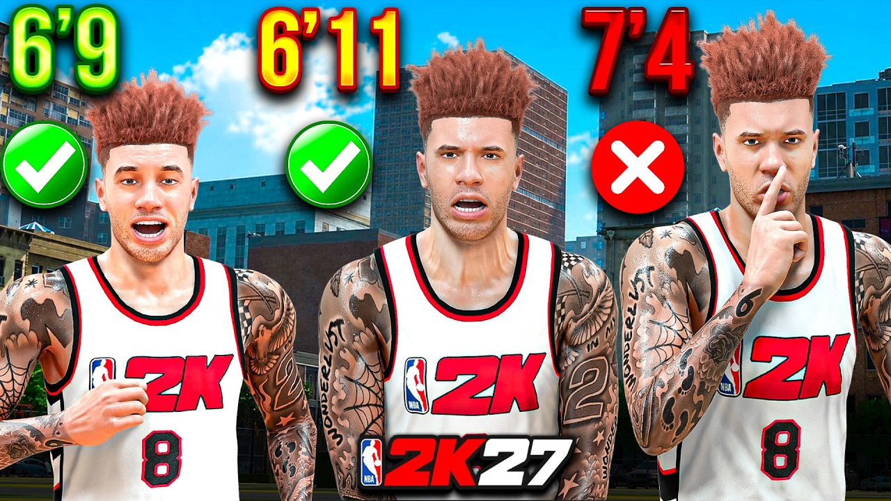 Насколько высокий рост считается слишком высоким для центрового в NBA 2K27?