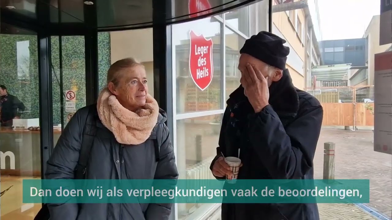Meelopen met straatverpleegkundige Trudy van HWW zorg