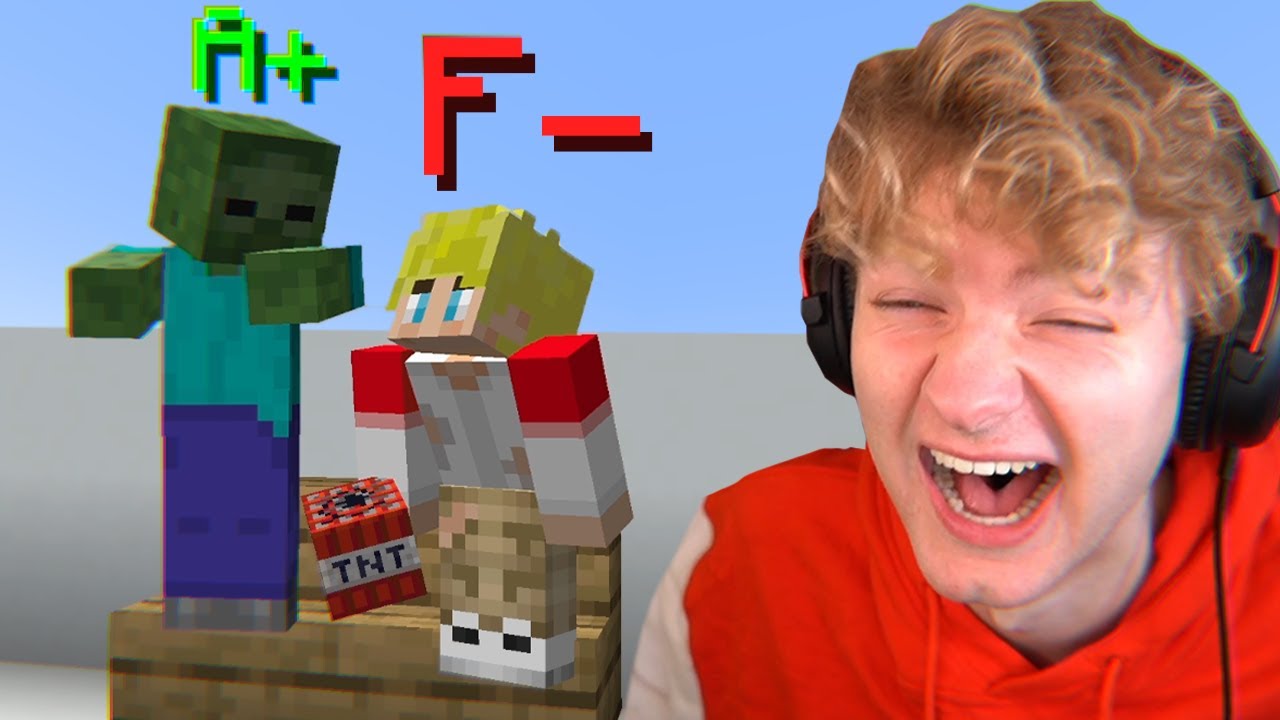 Мы ходили в школу Minecraft...