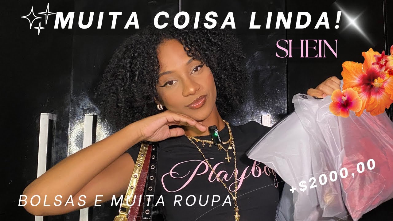 MUITO RECEBIDOS DA SHEIN (ACUMULADOS BOLSA E ROUPAS) ⭐️💕