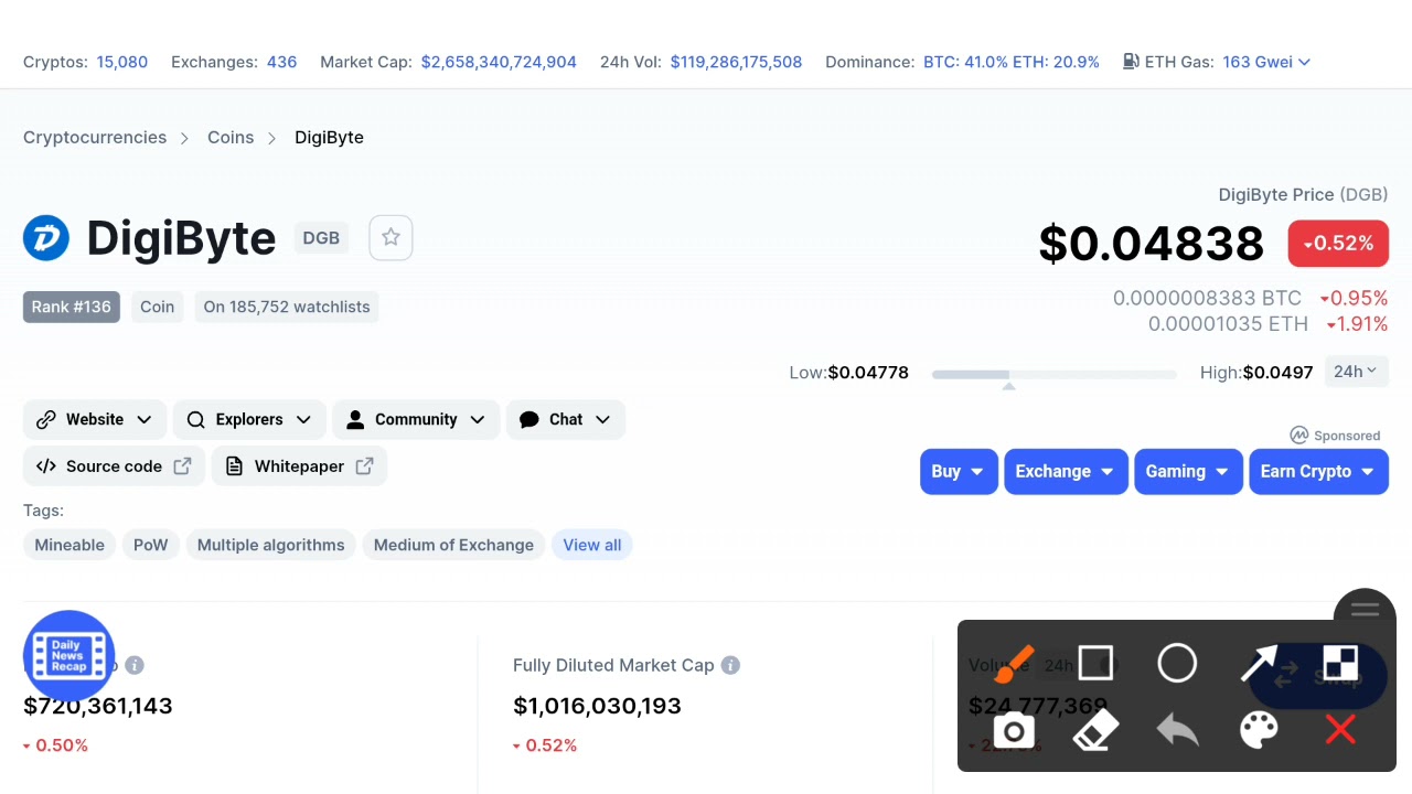 Digibyte Holders Are you Loss😭 || Digibyte Price Prediction || Crypto Analysis