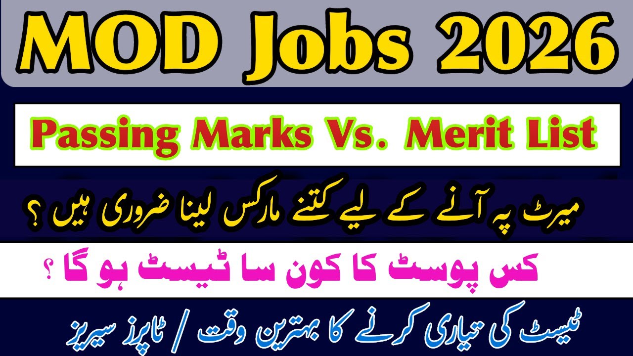 MOD Passing Marks Vs. Merit | Ministry Of Defence Test Preparation 2026 | Job Vision