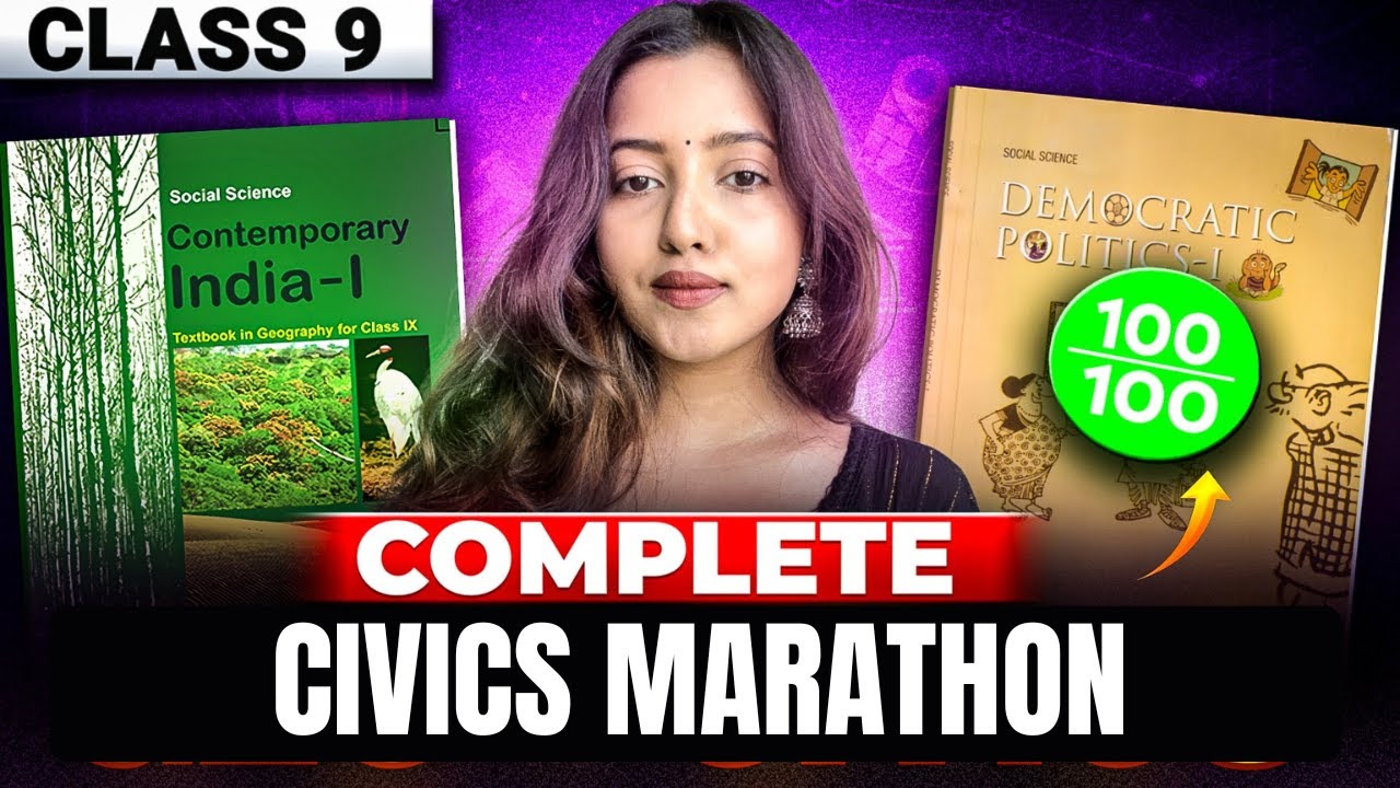 CLASS 9 SOCIAL SCIENCE FULL SYLLABUS MARATHON | EPISODE 3: FULL CIVICS | MCQs + Theory #sst #cbse