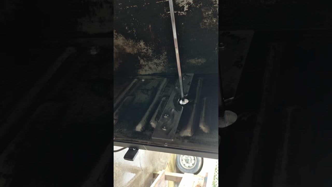 Part 3R: Rotisserie modification  to the Pit Boss series 4 vertical smoker,  modification of Part 2