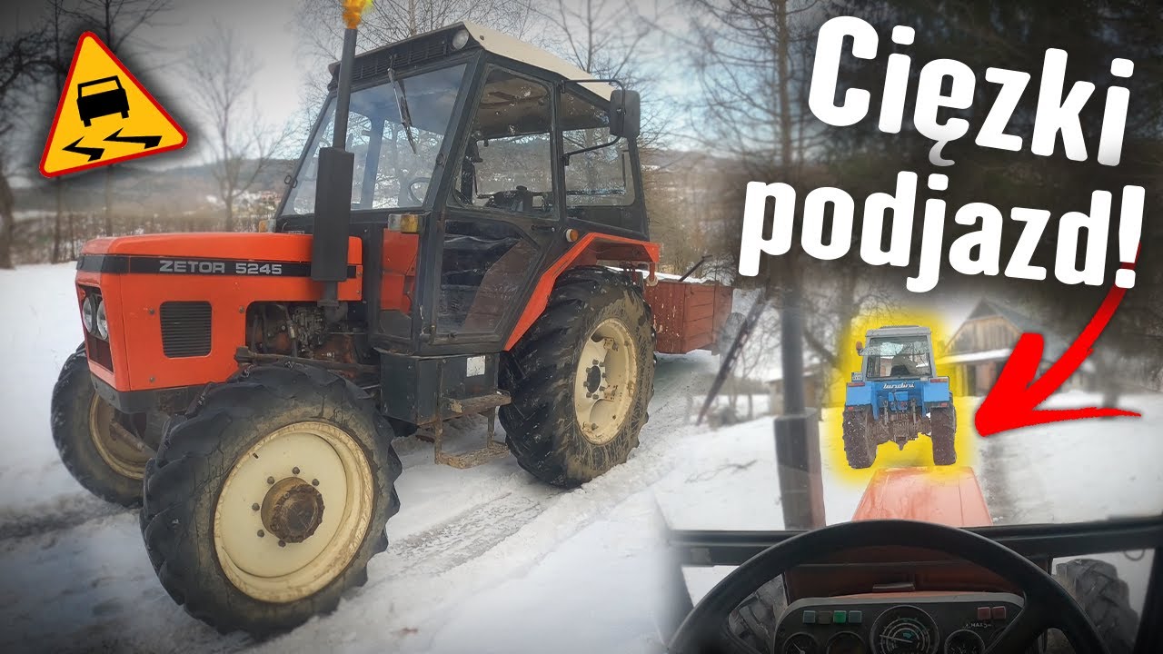 ⚠️Transport piasku Zetorem 5245 | Wtopa!😕