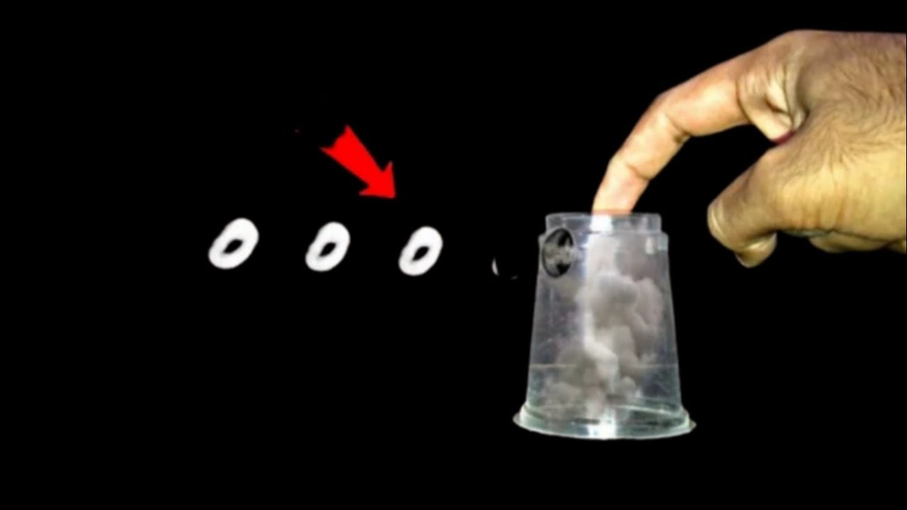 How To Make Smoke Rings At Home | Amazing Experiment