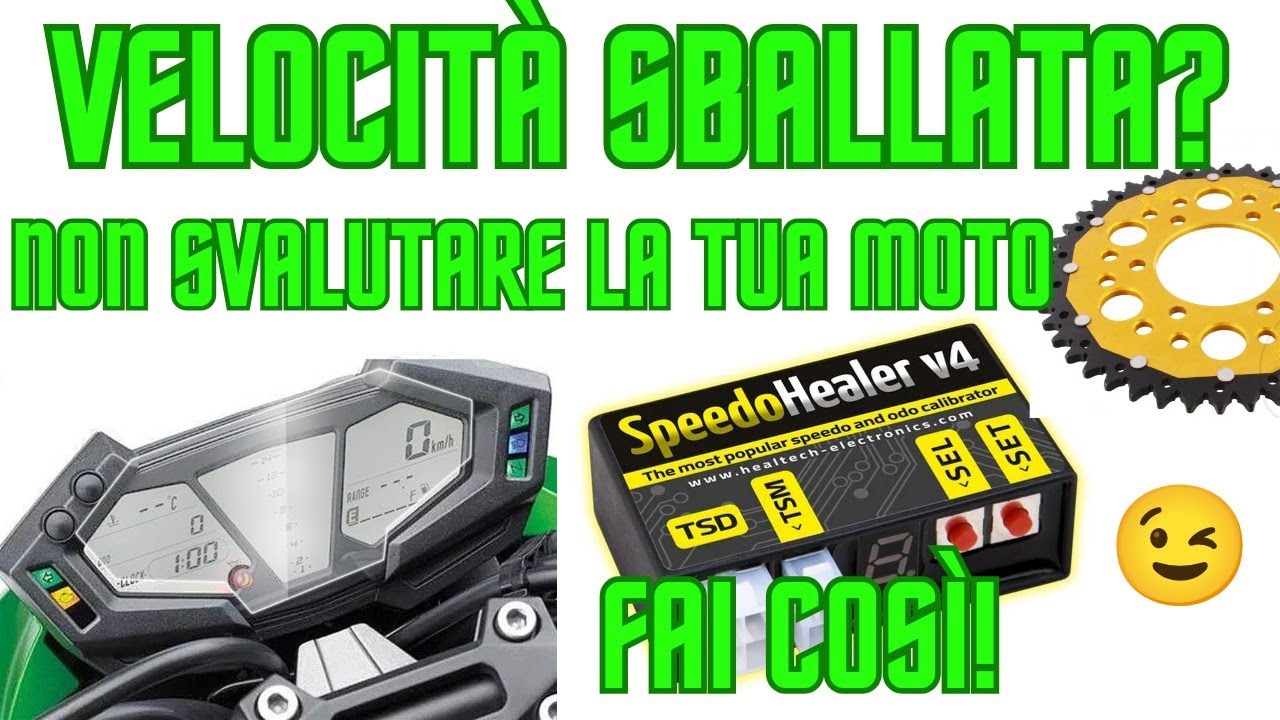 COME CALIBRARE IL TACHIMETRO DELLA MOTO! | Healtech speedohealer v4