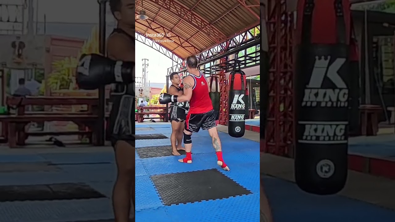 January 16, 2026.  Round 3 at Kiatsongrit Muay Thai gym with Kru Dream.