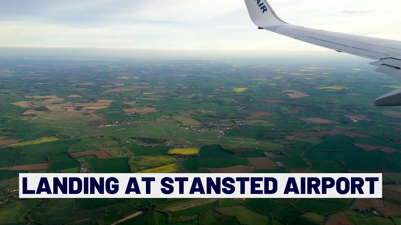 Stansted Airport Landing to Terminal | Ryanair 737-800