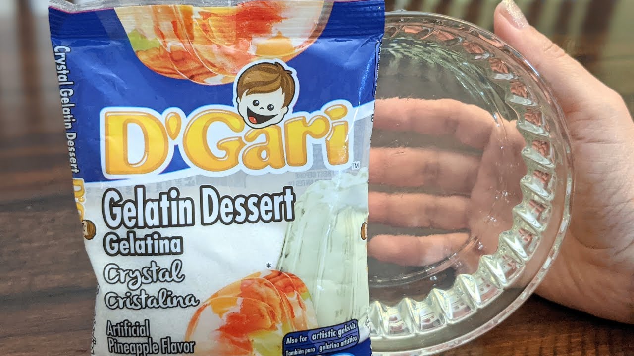 Gelatina Cristalina de D'Gari. ¿Cómo prepararla para gelatina encapsulada y 3D?