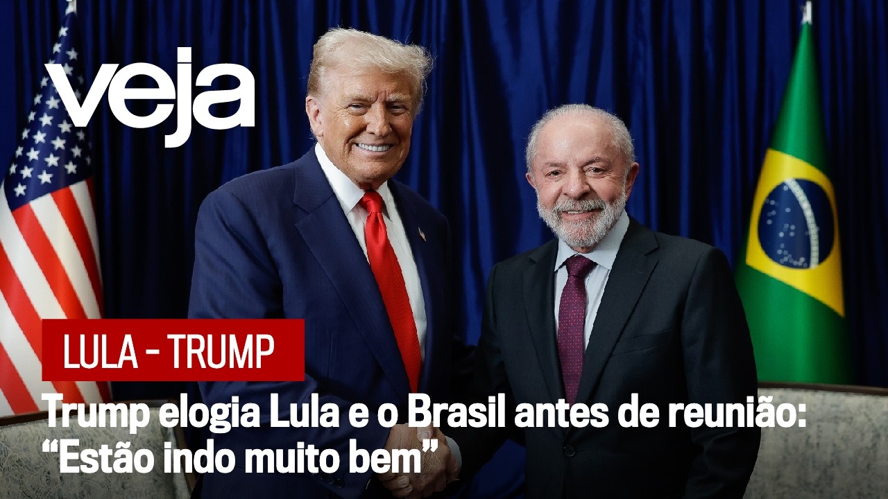 Trump elogia Lula e o Brasil antes de reuni&atilde;o: &ldquo;Est&atilde;o indo muito bem&rdquo;