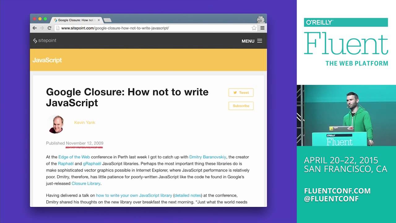 Re-evaluating Front-end Performance Best Practices (Fluent 2015)