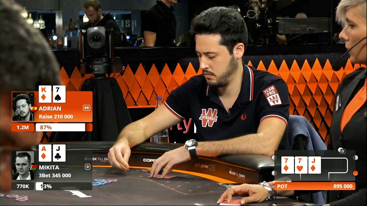 Mid Pair vs. Full House | $25K SHR | MILLIONS UK 2020 | Live Poker | partypoker
