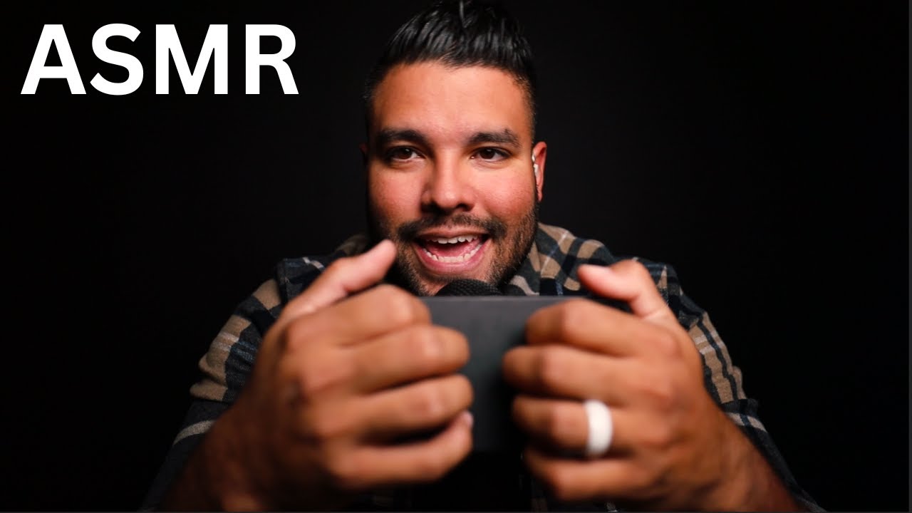 ASMR Mouth Sounds With Soft Tapping & Whispering