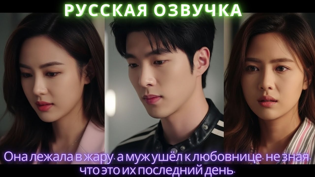 Она лежала в жару, а муж ушёл к любовнице, не зная, что это их последний день #азиатскоекино #2025