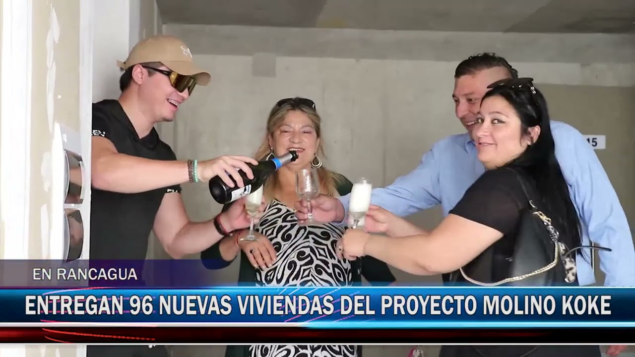 (PRENSA) - Ministro Montes entrega nuevas viviendas en Rancagua